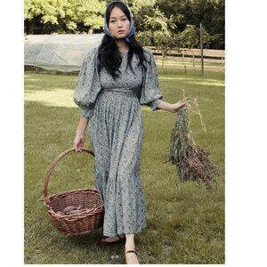 Doen Blue Tisbury Paisley Tide Dress